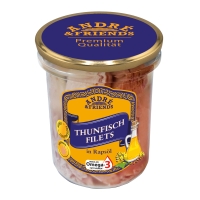 André & Friends Thunfisch Filets in Rapsöl 180 g André & Friends Thunfisch Filets in Rapsöl 180 g