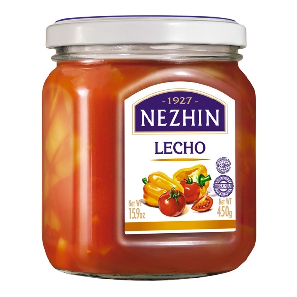 Nezhin "Lecho" Paprikastücke in Tomatensauce 450 g