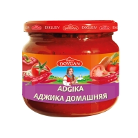 DOVGAN "Adgika" Tomaten-Paprika-Sauce scharf 380 ml