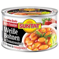 SUNTAT Weiße Bohnen in Tomatensoße 400 g