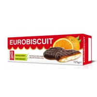 SL Eurobiscuit Gebäck mit fruchtiger Füllung und Schokolade 125 g