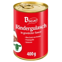 Bazar "Goved gulas" Rindergulasch HALAL 400 g