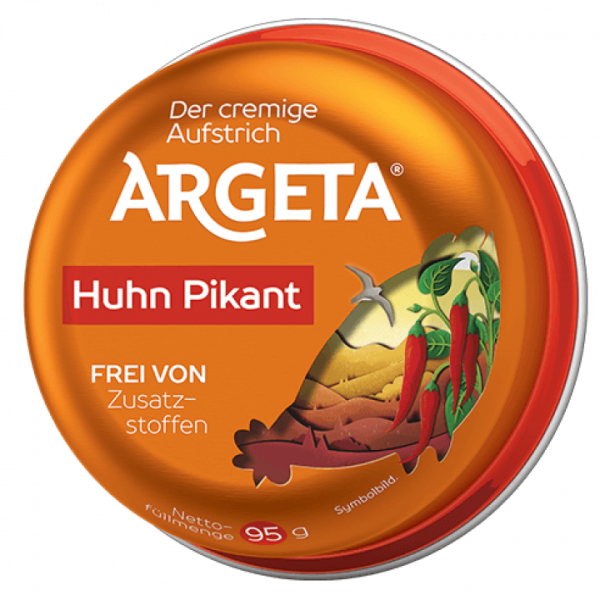 Argeta Aufstrich Huhn Pikant 95 g