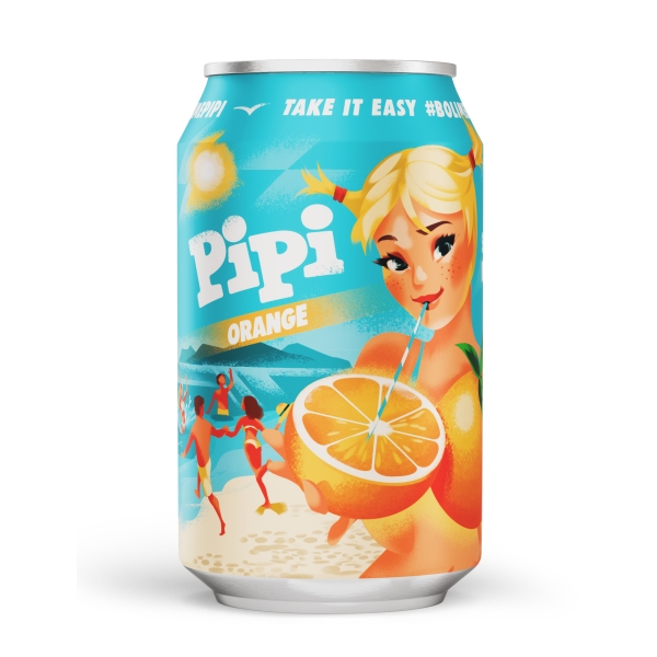 PIPI Erfrischungsgetränk Orange Dose 330ml 330 g PIPI Erfrischungsgetränk Orange Dose 330ml 330 g