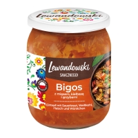 Lewandowski "Bigos" Eintopf aus Sauerkraut mit Fleisch und Würstchen 500 g