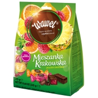 Wawel Mieszanka Krakowska Geleebonbons in Schokolade 245 g