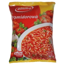 Amino Instant-Tomatensuppe mit Nudeln 61 g Amino Instant-Tomatensuppe mit Nudeln 61 g
