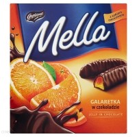 Jutrzenka Mella Galaretka Orangengelee in Schokolade 190 g