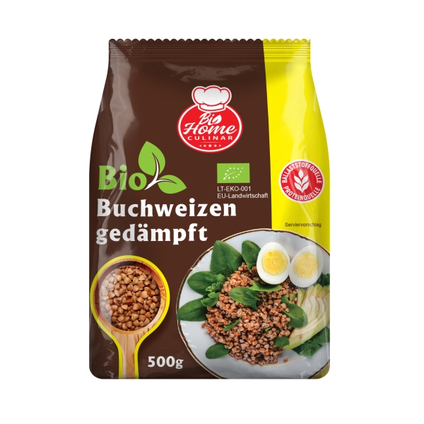 Bio Home Culinar Bio Buchweizen gedämpft (DE-ÖKO-006) 500 g