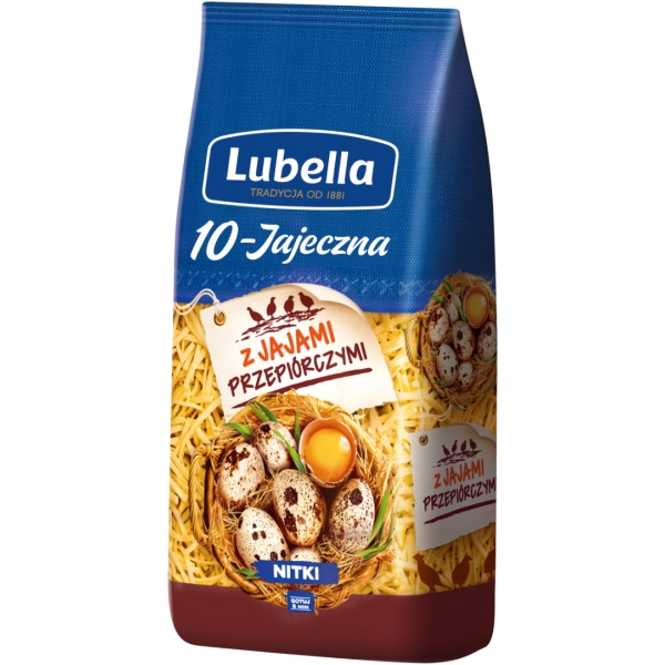 Lubella 10-Jajeczna 10 Wachteleier Nudeln 250 g