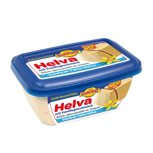SUNTAT Helva mit Vanillegeschmack 350 g
