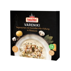 Taschki Vareniki mit Kartoffel-Pilz-Füllung in Pilzsauce 300g