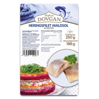 DOVGAN Heringsfilets malosol in Öl klassik 250 g