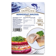 DOVGAN Heringsfilets malosol in Öl klassik 250 g